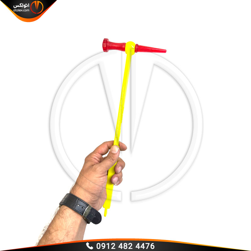 117 قلم نیش خوابان کریستالی 4 عددی به همراه دسته (چکش)
