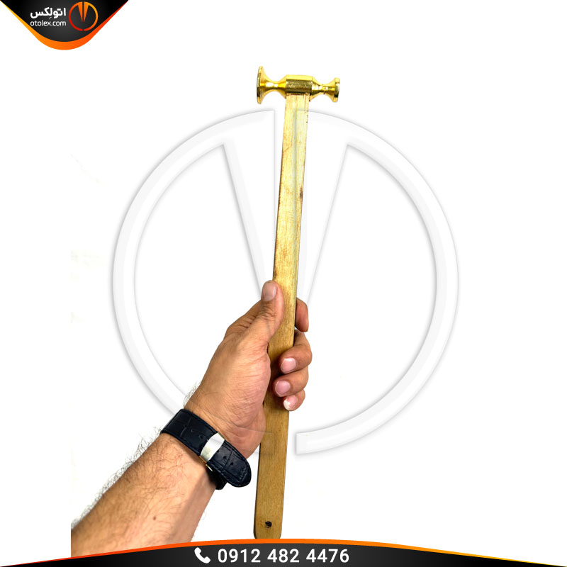 46 چکش صافکاری بیرنگی دوسر گرد مدل TK-1